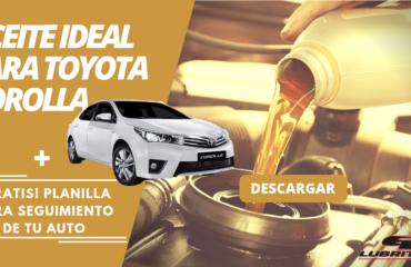 cambio de aceite para Toyota Corolla