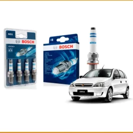 Kit 4 bujias de encendido Bosch para Chevrolet Corsa
