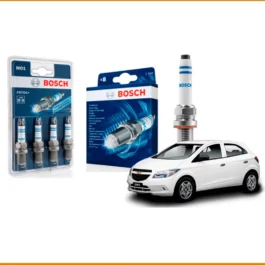 Kit 4 bujias de encendido Bosch para Chevrolet Onix