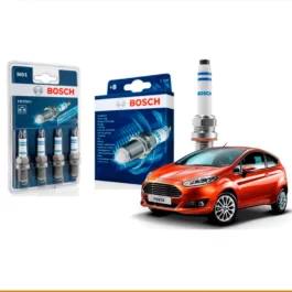 Kit 4 bujias de encendido Bosch para Ford Fiesta con instalación incluida