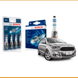 Kit 4 bujias de encendido Bosch para Ford KA