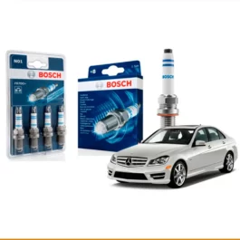 Kit 4 bujias de encendido Bosch para Mercedes Benz C180