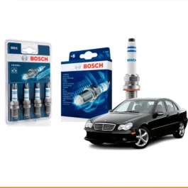 Kit 4 bujias de encendido Bosch para Mercedes Benz C230