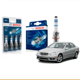 Kit 4 bujias de encendido Bosch para Mercedes Benz C280