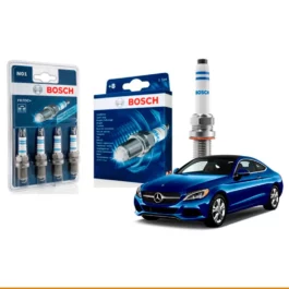 Kit 4 bujias de encendido Bosch para Mercedes Benz C300