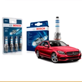 Kit 4 bujias de encendido Bosch para Mercedes Benz C350