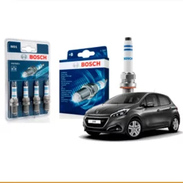 Kit 4 bujias de encendido Bosch para Peugeot 208