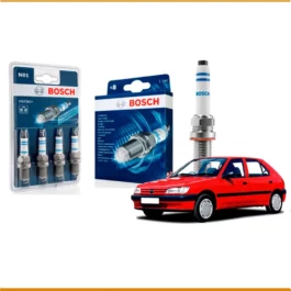 Kit 4 bujias de encendido Bosch para Peugeot 306