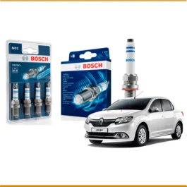 Kit 4 bujias de encendido Bosch para Renault Logan