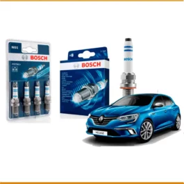 Kit 4 bujias de encendido Bosch para Renault Megane