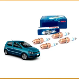 Kit 4 bujias de encendido Bosch para Volkswagen Fox
