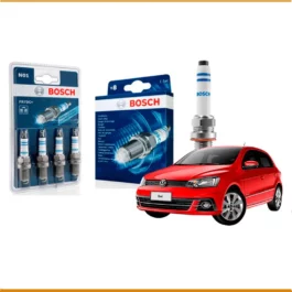 Kit 4 bujias de encendido Bosch para Volkswagen Gol