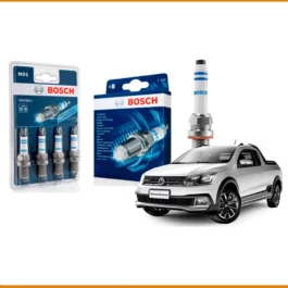 Kit 4 bujias de encendido Bosch para Volkswagen Saveiro