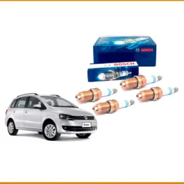 Kit 4 bujias de encendido Bosch para Volkswagen Suran