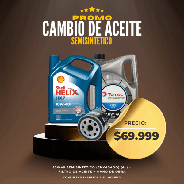 Promo Cambio de Aceite Semisintético