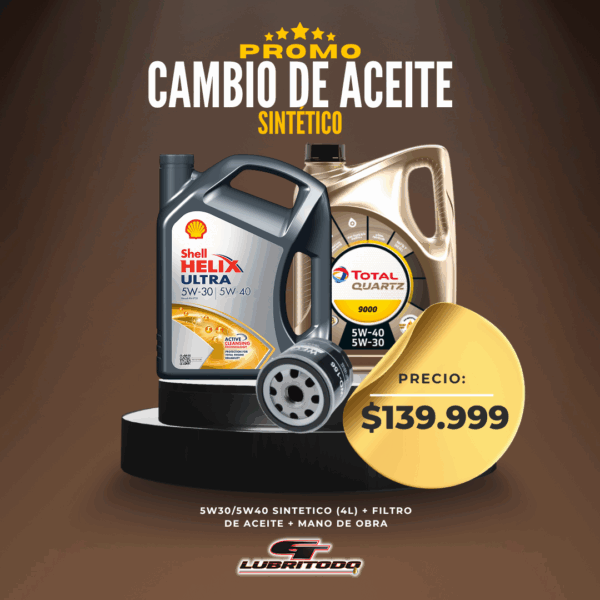 Promo Cambio de Aceite Sintético