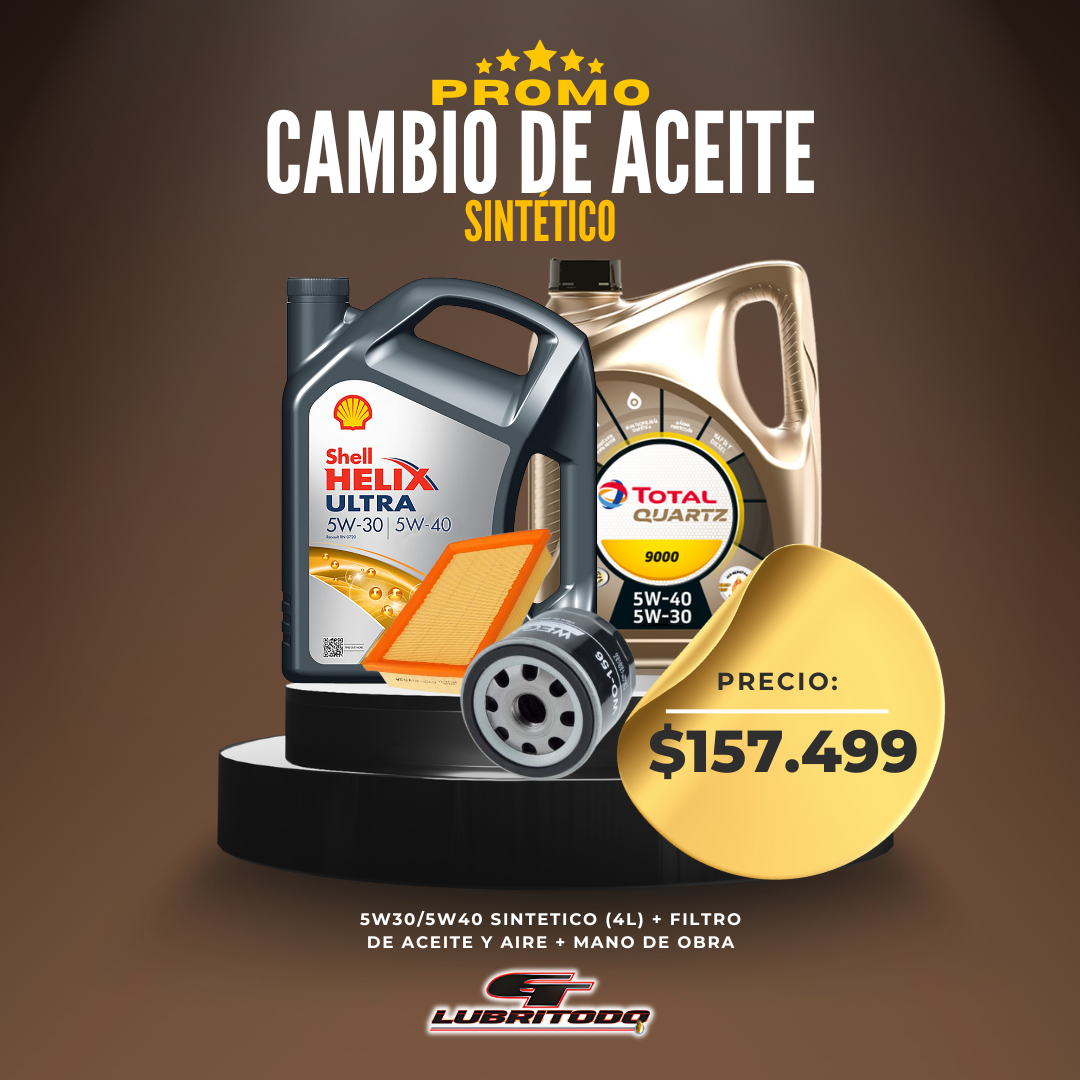 Promo Cambio de Aceite Sintético Plus