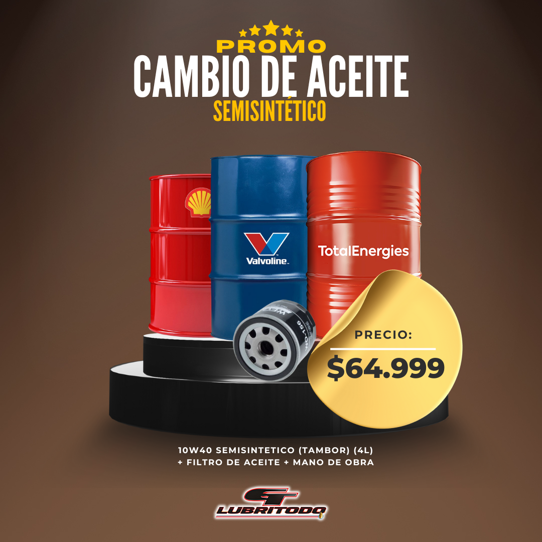 Promo Cambio de Aceite Semisintético Tambor