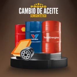 Promo Cambio de Aceite Semisintético Plus Tambor