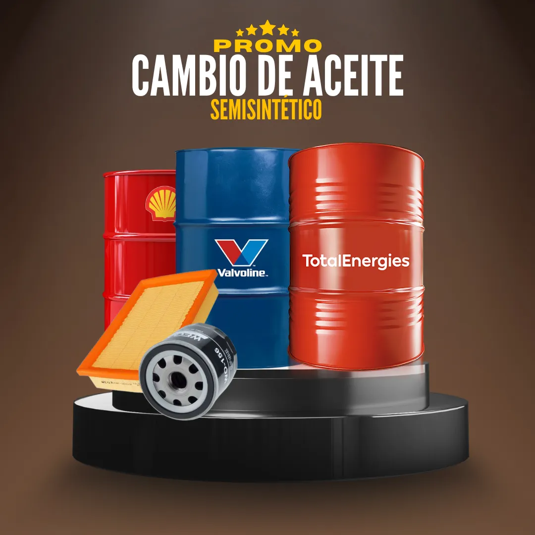 Promo Cambio de Aceite Semisintético Plus Tambor