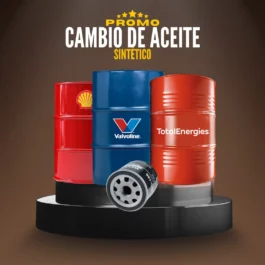Cambio de aceite sintético Tambor + filtro de aceite