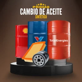 Cambio de aceite sintético Tambor Plus más filtros