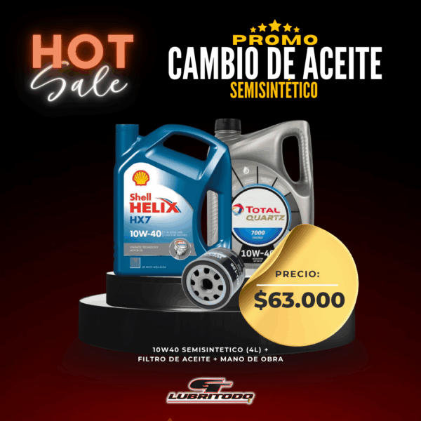 Promo Cambio de Aceite Semisintético